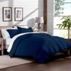 Axia Linen & things Hotel Quality 100% Egyptian Cotton 1 Pcs Comforter 300 GSM & 3 Pcs Duvet Cover 800 Thread Count Pattern Solid (Cal-Queen, Navy Blue,Solid) view 1