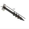 100 x Black Plastic Large Easy Push IN GROUND PEGS view 2