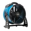 XPOWER FC-250AD DC Motor Heavy Duty Industrial High Velocity Whole Room Air Mover Air Circulator Utility Floor Fan with Daisy Chain, Variable Speed, Timer, 13 inch, 1560 CFM view 1