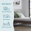 Lucid 6 Inch Memory Foam Mattress  Low Profile  Medium Firm Feel - Infused with Bamboo Charcoal and Gel - Bed in a Box - Temperature Regulating - Breathable - Twin Size view 3