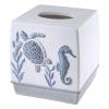 Avanti Linens - Tissue Box Cover, Guest Bathroom Essentials, Sealife Home Decor (Caicos Collection) view 1