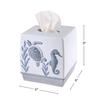 Avanti Linens - Tissue Box Cover, Guest Bathroom Essentials, Sealife Home Decor (Caicos Collection) view 2