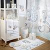 Avanti Linens - Fabric Shower Curtain, Sea Inspired Bathroom Decor (Coastal Terrazo Collection, 72") view 2