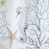 Avanti Linens - Fabric Shower Curtain, Sea Inspired Bathroom Decor (Coastal Terrazo Collection, 72") view 4