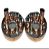 Pack Of 4 Set Stainless Steel Copper Traditional Dinnerware Set Of Thali Plate, Bowls, Glass And Spoon, Diameter (4, 13-Inch) view 2