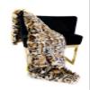 Plutus Brands Brown Plutus Tiger Faux Fur Luxury Throw 102 in x 116in, Blanket 102L x 116W California King view 1