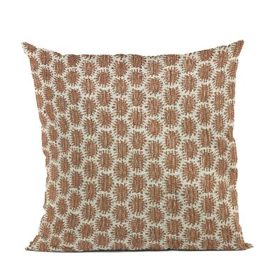 Plutus Brands Brown Plutus Eyelashes Dot Luxury Throw Pillow 20 in x 20in, Double Sided 20" x 20"