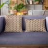 Plutus Brands Brown Plutus Eyelashes Dot Luxury Throw Pillow 20 in x 20in, Double Sided 20" x 20" view 3