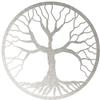 Badger Steel USA - Tree of Life Roots - Metal Wall Art - 18" X 18" - Hammered Silver view 4