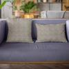 Plutus Brands Blue Plutus Gem Plaid Luxury Throw Pillow 22 in x 22in, Double Sided 22" x 22" view 3