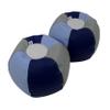 Factory Direct Partners 12267-NVPB SoftScape 10" Puffs Bean Bag Seating Set for Toddlers and Kids, Colorful, Flexible and Lightweight for Daycare, Preschool, Home (2-Pack) - Navy/Powder Blue view 1