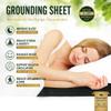 Grounding Mat, Grounding Sleep Mat 54x 71 Perforated Design 100% Conductive Carbon Leatherette Grounding Mats, Fits for Full Size view 2
