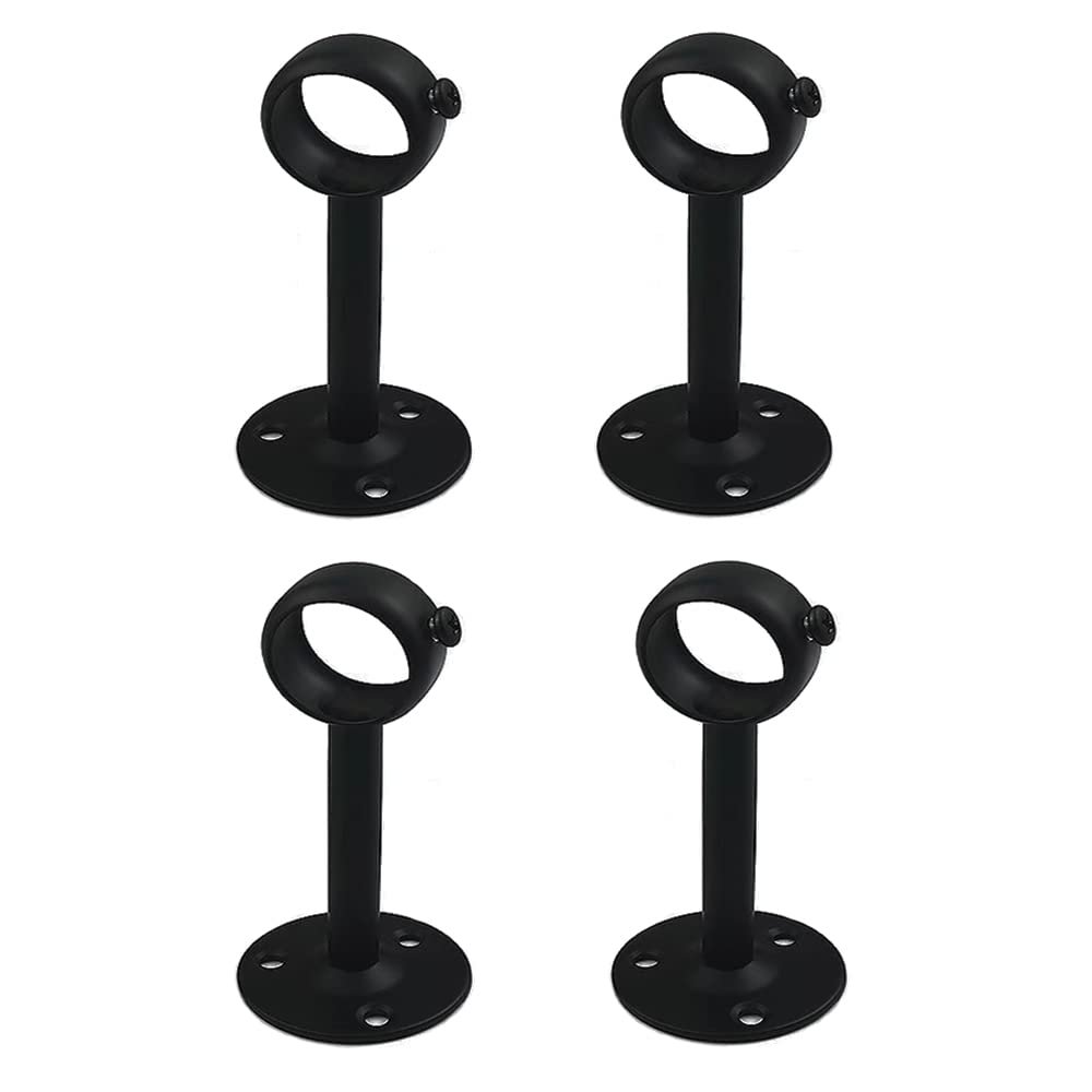 FYTRONDY Black Edition Stainless Steel Wardrobe Pipe, 1-1/4 Inch