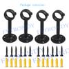 FYTRONDY Black Edition Stainless Steel Wardrobe Pipe, 1-1/4 Inch view 3