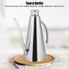 URRNDD Oil Bottle Dispenser Household Large Capacity Stainless Steel Olive Oil Pot Dispenser Sauce Vinegar Bottle Pot (850ml/28.74oz) view 2