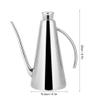 URRNDD Oil Bottle Dispenser Household Large Capacity Stainless Steel Olive Oil Pot Dispenser Sauce Vinegar Bottle Pot (850ml/28.74oz) view 3