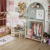 Clothing rack, Montessori children wardrobe, Shop display rack, Montessori clothing rack, Montessori furniture, Dress up station view 4