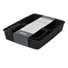 Dependable Industries inc. Essentials Set of 3 Shelf Drawer Storage Baskets Multi Purpose Bath Bedroom Kitchen (Black) view 4