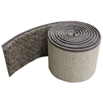 Koeckritz Carpet Wall Base Strips Available in Many Sizes and Colors (4 inch x 12 Foot (Set of 4), Pewter)