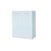 Thaweesuk Shop White 33 inch Bathroom Vanity Shaker Traditional Cabinet Double Door Base Kitchen Wall New Birch Solid Wood Hardwood Plywood 33" Wide x 42" High x 12" Deep of Set view 1