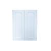 Thaweesuk Shop White 33 inch Bathroom Vanity Shaker Traditional Cabinet Double Door Base Kitchen Wall New Birch Solid Wood Hardwood Plywood 33" Wide x 42" High x 12" Deep of Set view 4