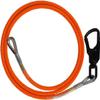 Steel Core Flip Line for Tree Climbing, 1/2 in x 8 ft - USA Made, Aluminum Swivel, Arborist Equipment for Climbing with Spikes & Gaffs view 1