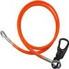 Steel Core Flip Line for Tree Climbing, 1/2 in x 8 ft - USA Made, Aluminum Swivel, Arborist Equipment for Climbing with Spikes & Gaffs view 2