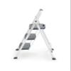Rubbermaid 3-Step Steel Ladder, Folding Step Stool with Hand Grip and Non-Slip Feet, White, Tested to ANSI US Safety Standards, No Assembly Required (Amazon Exclusive) view 3