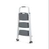 Rubbermaid 3-Step Steel Ladder, Folding Step Stool with Hand Grip and Non-Slip Feet, White, Tested to ANSI US Safety Standards, No Assembly Required (Amazon Exclusive) view 4