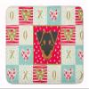 Caroline's Treasures CK5211RUG Japanese Terrier Love Machine Washable Memory Foam Mat, Red, Bathroom Rug, Non-Slip Bath Mat, Durable Thick Washable Rugs for Kitchen, Bathroom Quick Dry, Decorative Art view 1
