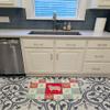 Caroline's Treasures CK5406RUG Kerry Hill Sheep Love Machine Washable Memory Foam Mat, Red, Bathroom Rug, Non-Slip Bath Mat, Durable Thick Washable Rugs for Kitchen, Bathroom Quick Dry, Decorative Art view 3