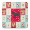 Caroline's Treasures Black Angus Cow Love Machine Washable Memory Foam Mat doormats, Multicolor view 1