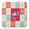 Caroline's Treasures CK5483RUG Comb Tail Betta Love Machine Washable Memory Foam Mat, Red, Bathroom Rug, Non-Slip Bath Mat, Durable Thick Washable Rugs for Kitchen, Bathroom Quick Dry, Decorative Artw view 1