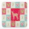 Caroline's Treasures Fawn Abyssinian Cat Love Machine Washable Memory Foam Mat doormats, Multicolor view 1