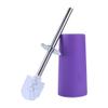 Bathroom Accessories Set, Plastic Bath Sets with Toothbrush Cup Toothbrush Holder Dish Dispenser Rubbish Bin Toilet Brush with Holder 6 Piece, view 4