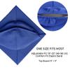 Happy Secret Matte Graduation Cap with 2026 Tassel for Adults Adjustable Elastic Unisex for High School College Ceremony Royal Blue view 3