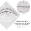 Happy Secret Matte Graduation Cap with 2026 Tassel for Adults Adjustable Elastic Unisex for High School College Ceremony White view 3
