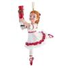 Kurt Adler E0422C Nutcracker Suite Children's Clara with Nutcracker Hanging Ornament, Multi-Color view 1