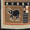 African Animal Print Tapestry Tablecloth Rectangle 88x106 Hippie Bohemian Indian Tapestry Wall Hanging Cotton Animal Print Bed Sheets Full Lightweight Bedspread Gold Rust view 3