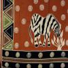 African Animal Print Tapestry Tablecloth Rectangle 88x106 Hippie Bohemian Indian Tapestry Wall Hanging Cotton Animal Print Bed Sheets Full Lightweight Bedspread Gold Rust view 4