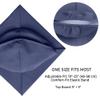 Happy Secret Matte Graduation Cap with 2026 Tassel for Adults Adjustable Elastic Unisex for High School College Ceremony Navy view 3