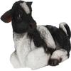 True To Nature 23.3 x 10.5 x 12.8 cm Resin Cow Black and White Lying, Multi, One Size view 2