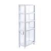 Bathroom Shelves WFF Bathroom Floor Cabinet with Drawer Lockers, Space Saving, Multifunctional Home Decoration for Bedroom, Bathroom, Kitchen and Office (Size : 4 Layers) view 1