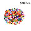 EXCEART 500pcs Elastic Polyester Plush Multi Craft Accessories for Hats Scarves and Home Decor Creative Materials for Boys and Girls Art Projects view 2