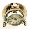 Antique Marine Solid Shiny Silver Ship Porthole Analog 6" Clock Nautical Wall Hanging Clock Home Decor view 3
