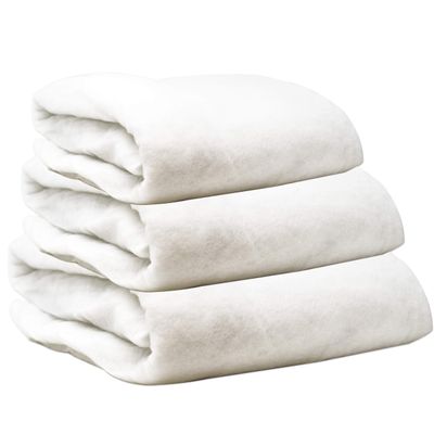 Gift Boutique Christmas Snow Blanket Cover Set of 3 Rolls 3 Foot X 8 Foot Fluffy Thick White Soft Artificial Cotton Snow Blankets Sheet Decoration for Xmas Tree Skirt Mantle Village Winter Display