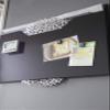 Yamazaki Home Tower Magnetic Placemat Rack/Placemat Organizer/Pocket Wall File - Steel,Black view 2