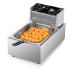 ROVSUN 11.4QT Electric Deep Fryer with Basket & Lid, 1700W Commercial Deep Fryer w/Adjustable Temperature Stainless Steel French Fryer for Home and Commercial Kitchens view 1