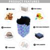 visesunny Magic Mermaid Scale 3D Print Large Capacity Laundry Hamper Basket Water-Resistant Oxford Cloth Storage Baskets for Bedroom, Bathroom, Dorm, Kids Room view 4