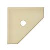 Questech 5" Soap Dish, Corner Shelf for Inside Shower, Retrofit Shower Organizer for Tiled Walls, Corner Soap Holder Bathroom Accessories, Geo Flatback, Sand Matte view 1